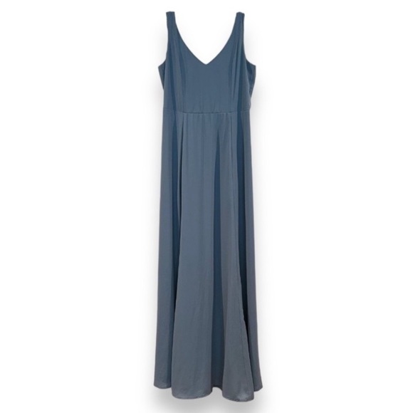 Show Me Your Mumu Jenn Mint Green V Neck Formal Bridesmaids Maxi Dress Large - Picture 1 of 10